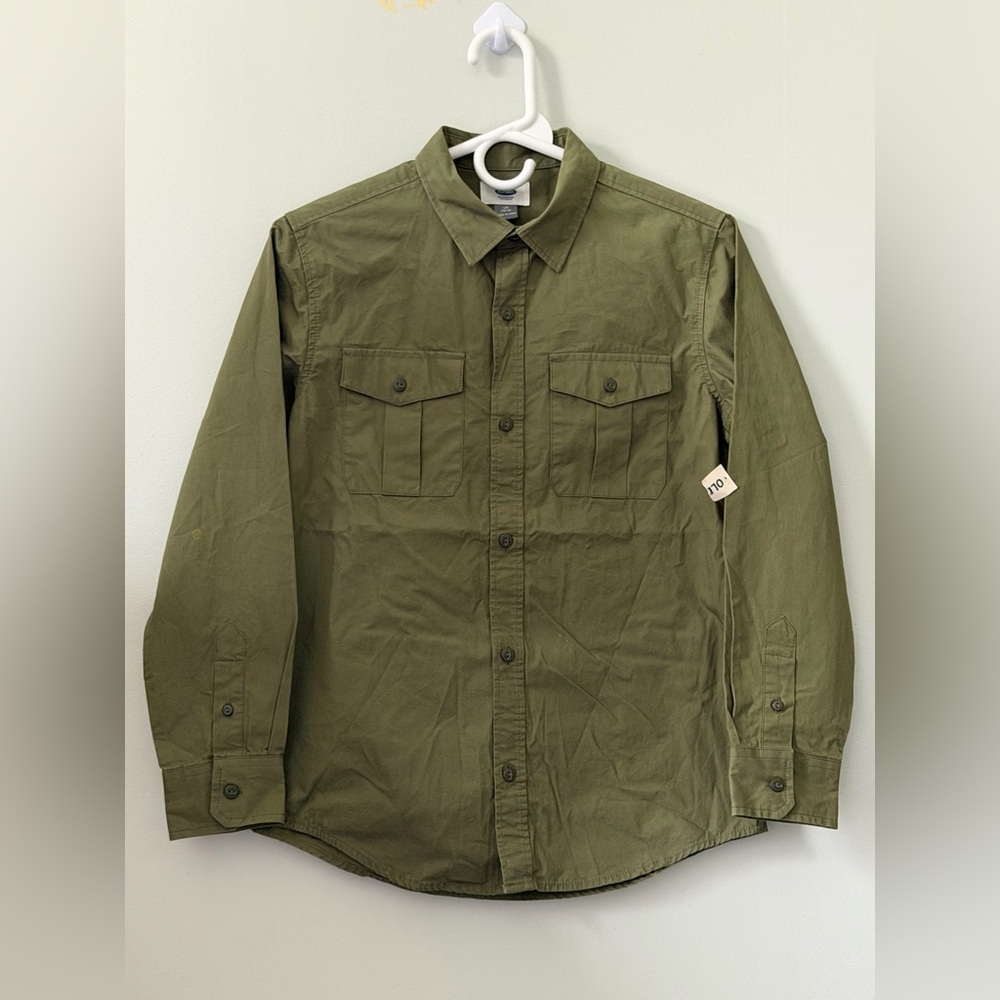Old Navy Olive Utility Shirt